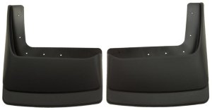 Ram Ram 3500 Mud Guards - Rear - Husky Liners - Custom-Molded Dually, FormFit Design, Husky Shield, No-Drill - Paintable Matte Finish - 2010